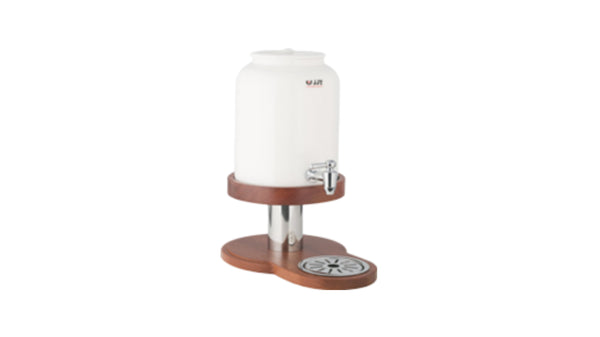 MILK DISPENSER W/ WOODEN BASE- 6L