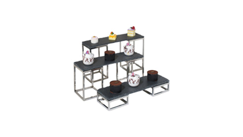 STAINLESS STEEL BUFFET DISPLAY STAND