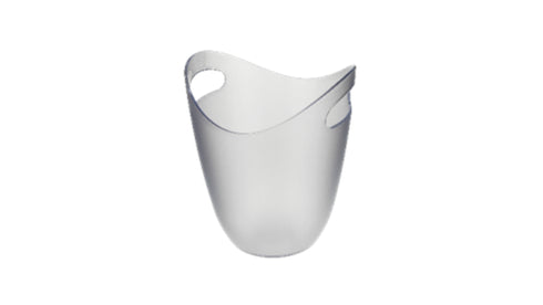 WINE BUCKET PLASTIC CLEAR