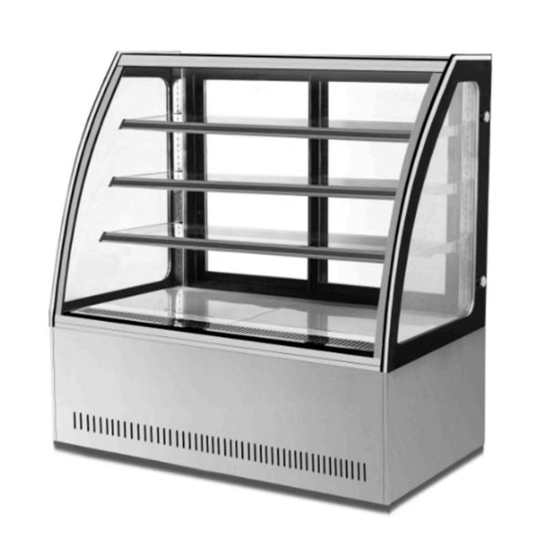 PACIFIC 1800mm Curved Glass Cold Display Refrigerator - 3 Shelf