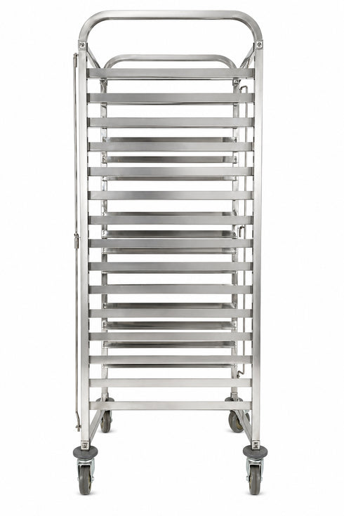 GATTO 15 Tier Baking Tray Trolley Stainless Steel (Tray Size: 600x400mm)