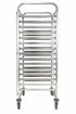 GATTO 15 Tier Baking Tray Trolley Stainless Steel (Tray Size: 600x400mm)