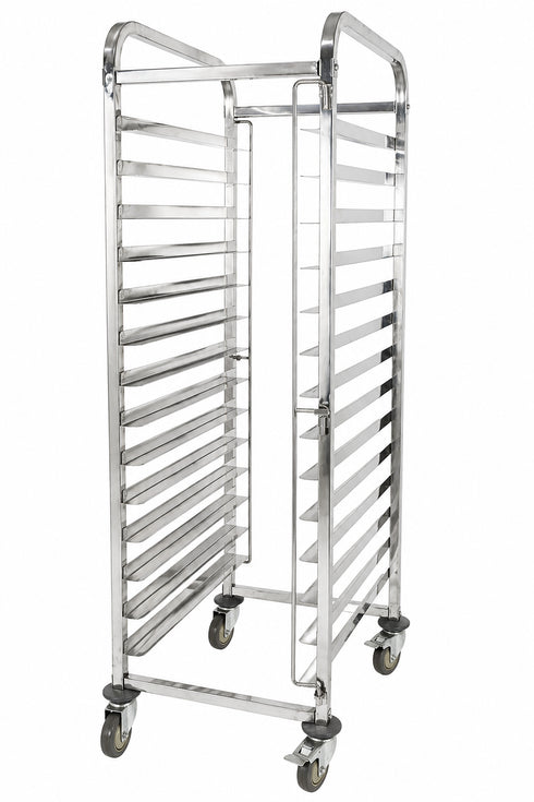 GATTO 15 Tier Baking Tray Trolley Stainless Steel (Tray Size: 600x400mm)