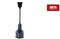 GATTO Black Decorative Hanging Hot Light w/ Retractable Reel - Excl. Globe - Cater-Care