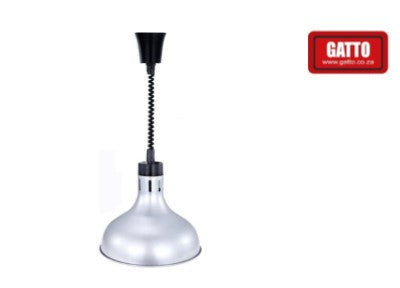 GATTO Silver Decorative Hanging Hot Light w/ Retractable Reel - Excl. Globe