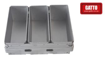 GATTO Three Pan Bread Tray Alusteel (Standard)