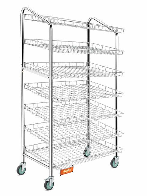 GATTO 7 Tier Bread Display/Cooling Trolley - Cater-Care