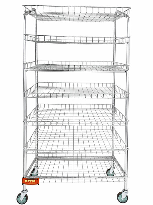 GATTO 7 Tier Bread Display/Cooling Trolley - Cater-Care