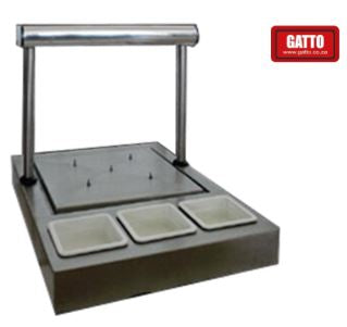 GATTO Carvery Unit w/ Spiked Plates & Sauce Bowls