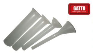 GATTO Spare Plastic Funnel Set (10mm, 20mm, 30mm, 40mm)