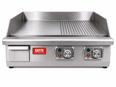 GATTO Electric 600mm Griller (2/3 Flat, 1/3 Ribbed)