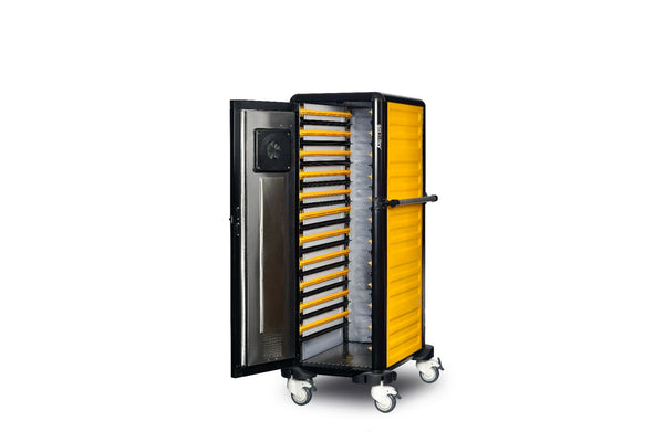 THERMOCART Electric Heated Banqueting Transport Trolley - 24 Tray