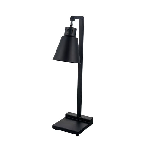 1 LAMP COUNTER TOP BUFFET HEATING LAMP - BLACK - 250W - SMALL BASE - Cater-Care