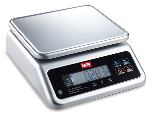 GATTO S/Steel Portion Control Scale - 10KG - IP67 Waterproof