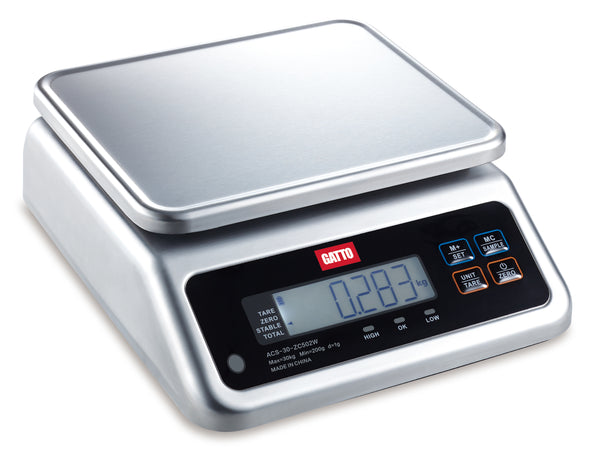GATTO S/Steel Portion Control Scale - 15KG - IP67 Waterproof