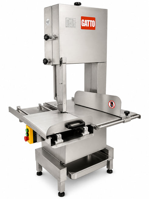 GATTO Stainless Steel Floor Standing Bandsaw - Movable Table