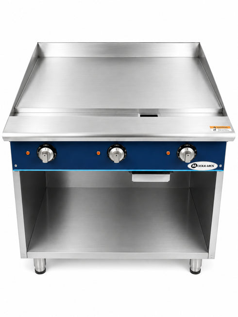 MODULUKS 900MM Electric Flat Top Grill - Cater-Care