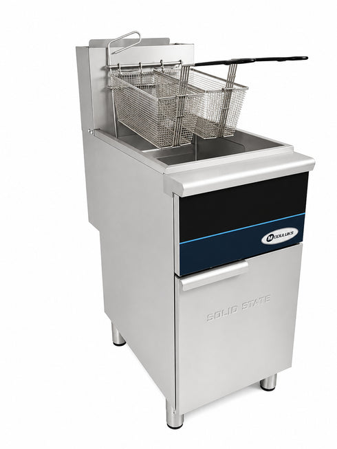 MODULUKS 4 Burner 1 Tank 2 Basket Fryer - Millivolt Gas Valve