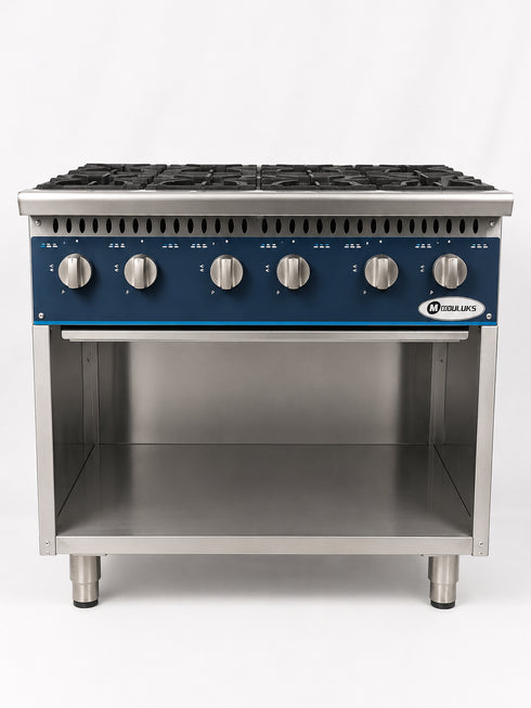 MODULUKS 6 Burner Boiling Table - Cater-Care