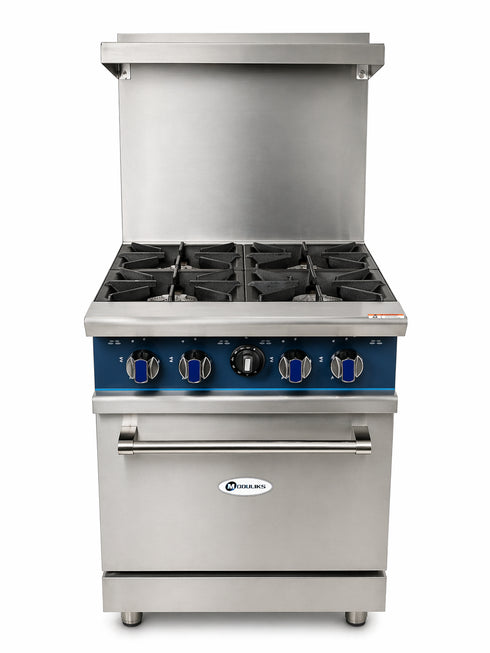 MODULUKS 4 Burner Gas Stove with Gas Oven