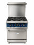 MODULUKS 4 Burner Gas Stove with Gas Oven