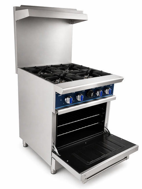 MODULUKS 4 Burner Gas Stove with Gas Oven