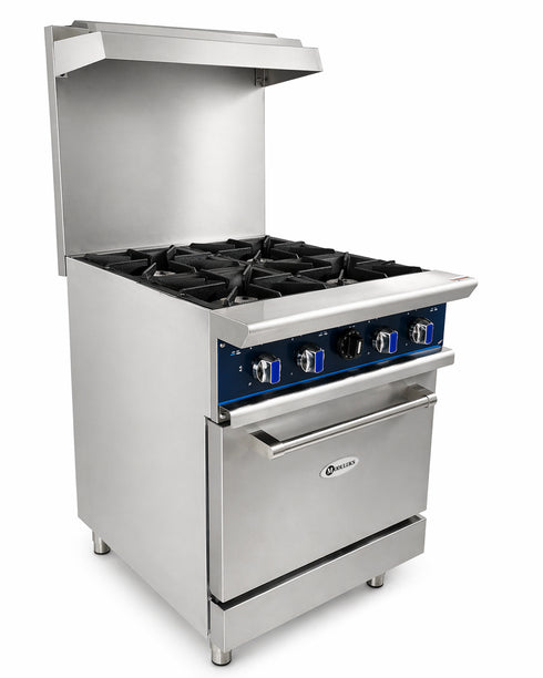 MODULUKS 4 Burner Gas Stove with Gas Oven