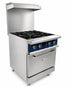MODULUKS 4 Burner Gas Stove with Gas Oven