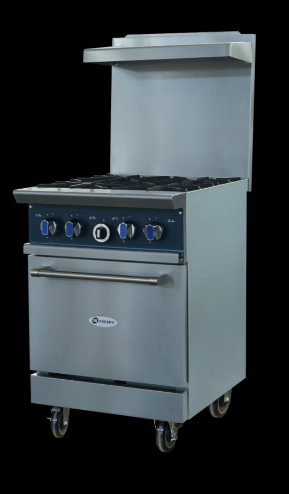 MODULUKS 4 Burner Gas Stove with Gas Oven - Shopsoiled