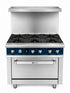 MODULUKS 6 Burner Gas Stove with Gas Oven - Cater-Care