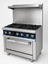 MODULUKS 6 Burner Gas Stove with Gas Oven - Cater-Care