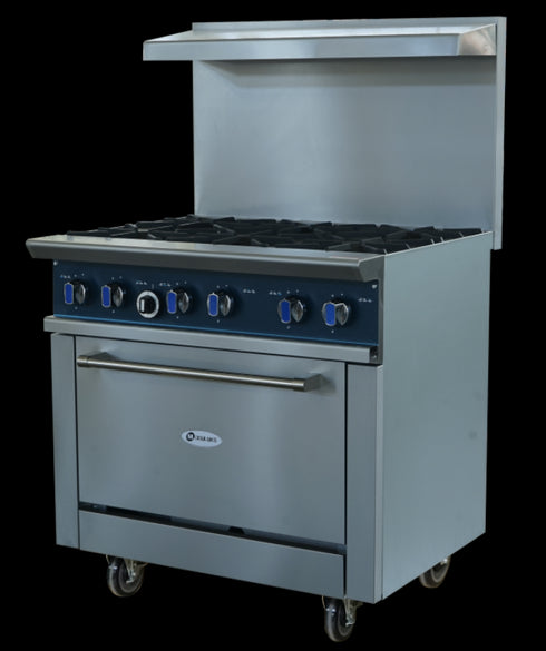 MODULUKS 6 Burner Gas Stove with Gas Oven