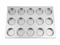 Alusteel Jumbo Muffin Pan - 15 Cup - Cater-Care