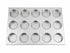 Alusteel Jumbo Muffin Pan - 15 Cup - Cater-Care