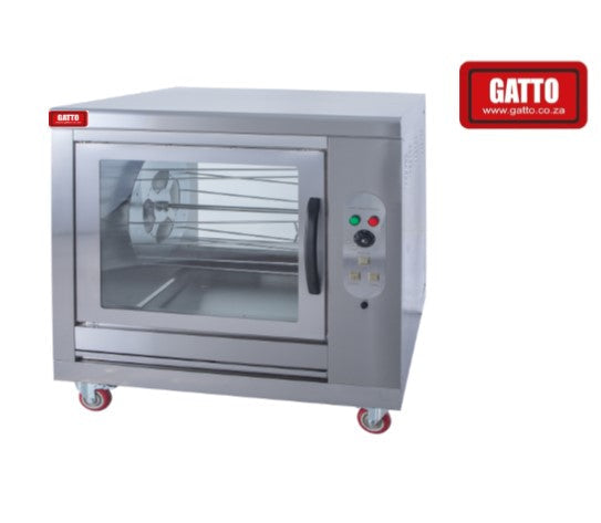 GATTO Electric Chicken Rotisserie - 6 Baskets 18 Chickens