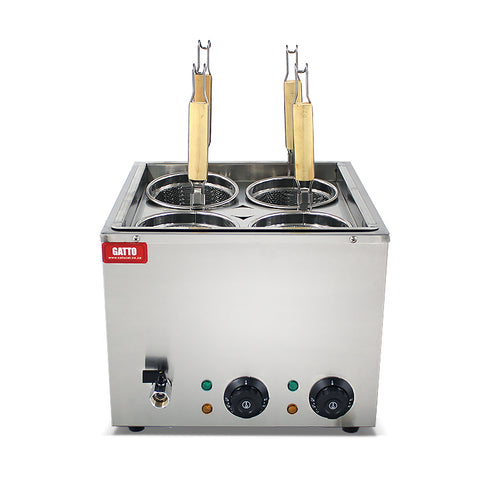 GATTO 4 Basket Electric Pasta Cooker - Counter Model - Cater-Care