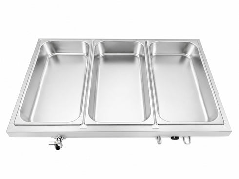 GATTO Electric 6-Div Bain Marie - Incl. 6 x GN1/2 & Lids - Cater-Care