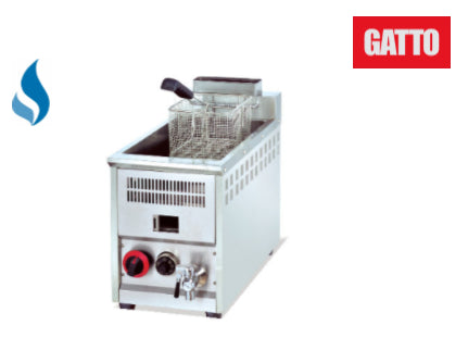 GATTO 12Lt Single Gas Fryer - Shopsoiled