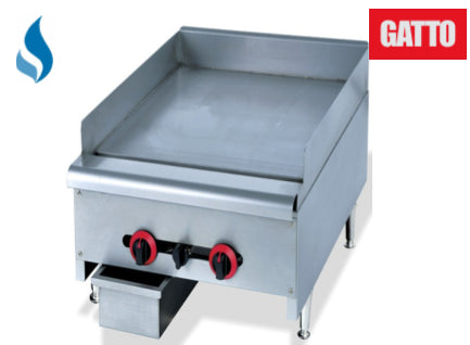 GATTO Gas 600mm Flat Top Griller - Floor Model - Shopsoiled