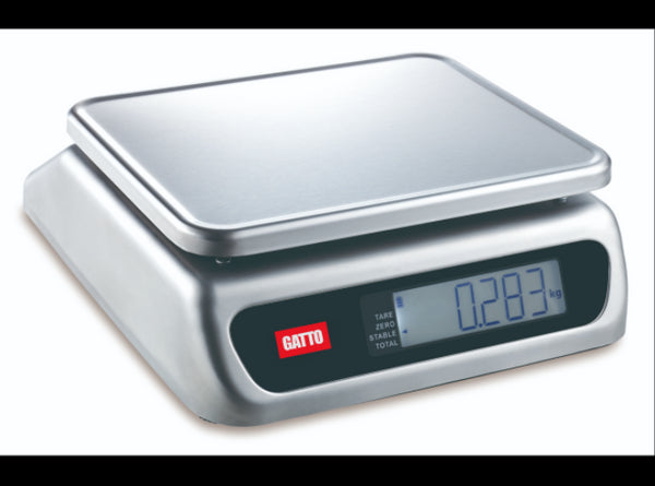 GATTO S/Steel Portion Control Scale - 10KG - IP67 Waterproof