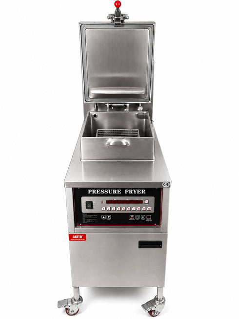 GATTO Chicken High Pressure Fryer w/ Pump & Oil Filter - Cater-Care