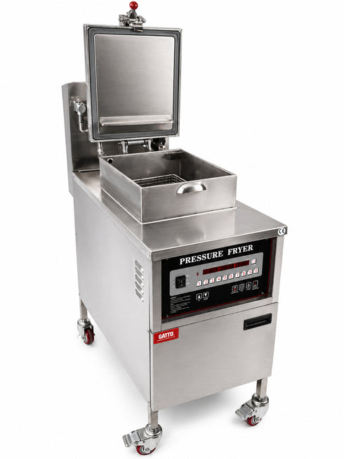 GATTO Chicken High Pressure Fryer w/ Pump & Oil Filter - Cater-Care