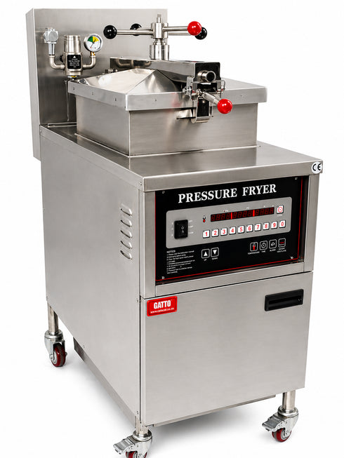 GATTO Chicken High Pressure Fryer w/ Pump & Oil Filter - Cater-Care
