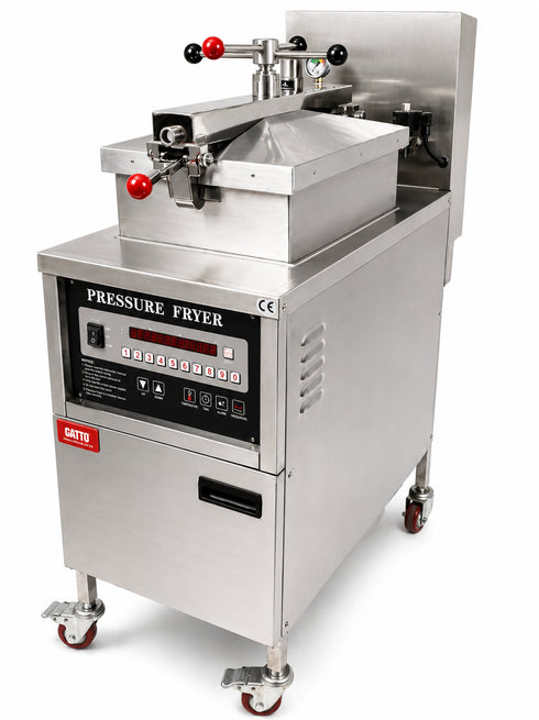 GATTO Chicken High Pressure Fryer w/ Pump & Oil Filter - Cater-Care
