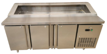 Three Door Pizza Fridge - Cater-Care