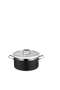 ROUND CERAMIC CHAFING POT – BLACK – 4.0L – Ø250 × 130MM - Cater-Care