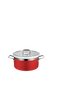 ROUND CERAMIC CHAFING POT – RED – 4.0L – Ø250 × 130MM - Cater-Care
