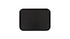 Catercare Rectangular Plastic Tray- Black- 450 x 350mm