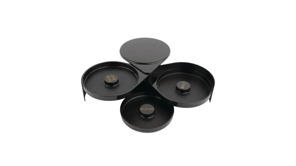 Catercare Plastic Glass Rimmer - 3 Tier (Black) - Cater-Care