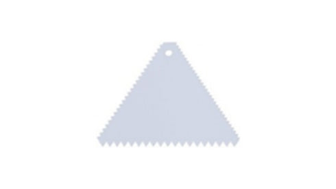 Catercare S/Steel Triangular Icing Scraper Stainless Steel